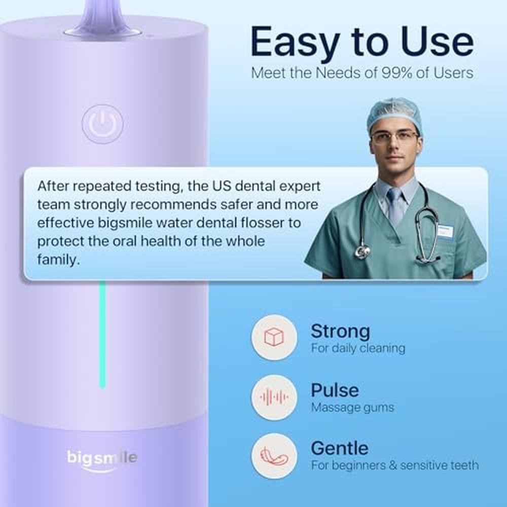 Powerful Cordless Water Flosser – Close-up Detail