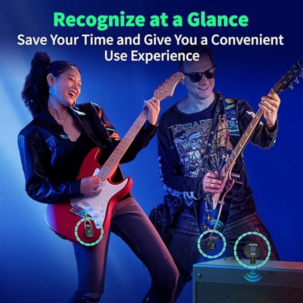 Guitar Bass: A13 Wireless Guitar System 2.4GHz Transmitter – Side View
