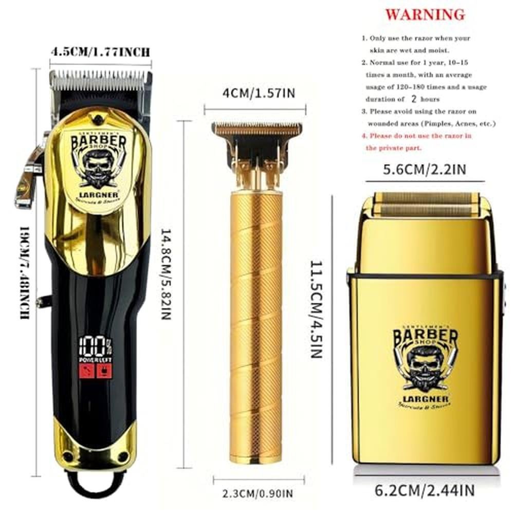 Premium Men's Hair Cutting Kit – Side View