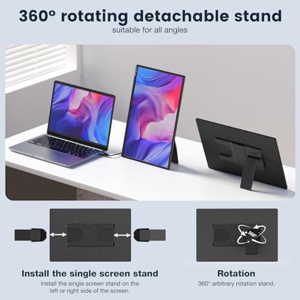 Monitor Flytocca: FLYTOCCA Portable 16-inch 1200P FHD – Close-up Detail