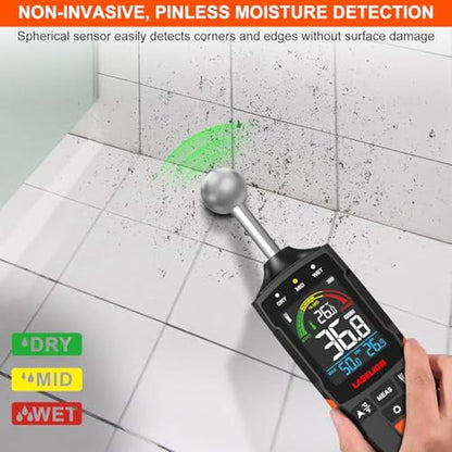 Moisture Meter: LASELION MS04 – Close-up Detail