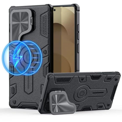 Magnetic Case: Nillkin Galaxy S25 Ultra Military-Grade Case – Front View