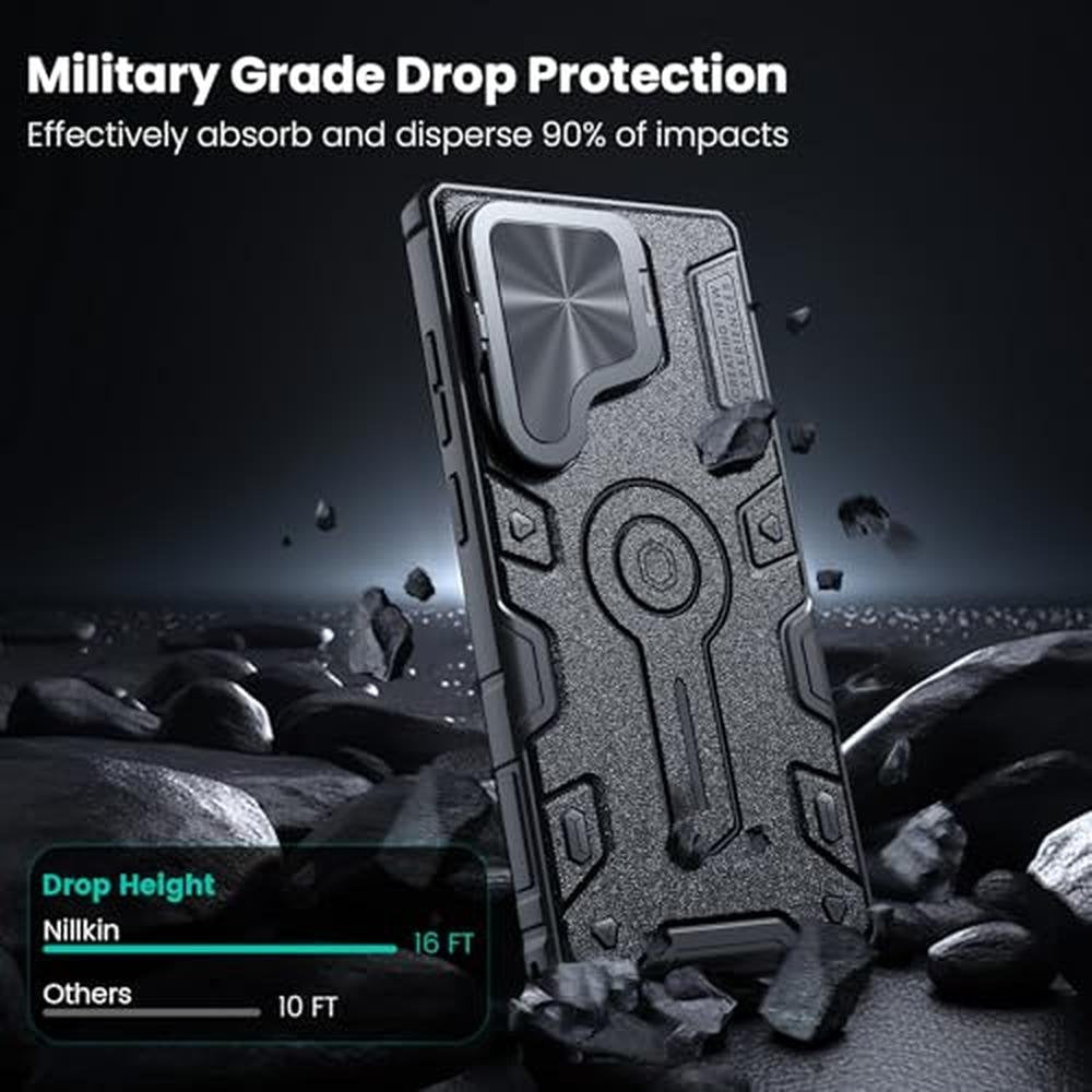 Magnetic Case: Nillkin Galaxy S25 Ultra Military-Grade Case – Side View