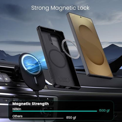 Magnetic Case: Nillkin Galaxy S25 Ultra Military-Grade Case – Close-up Detail