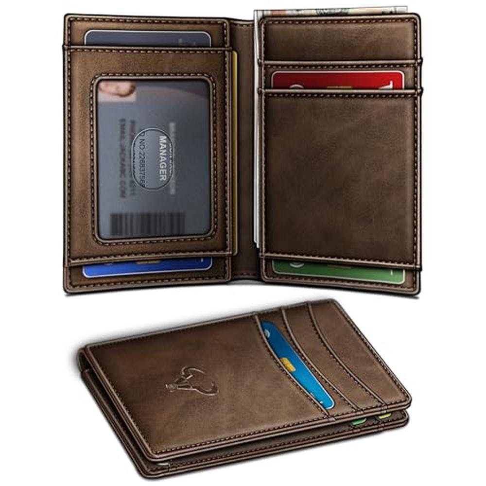 BULLIANT Slim Wallet For Men 12Cards – Front View