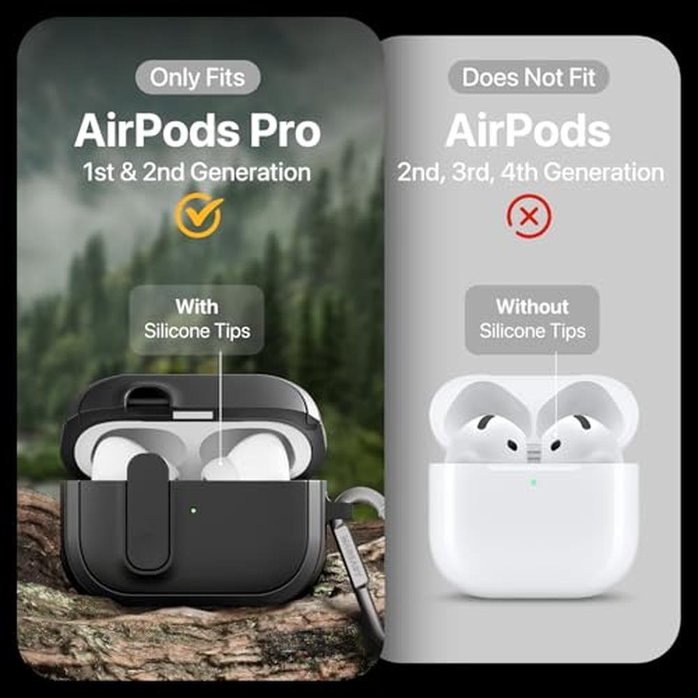 AirPods Case: MAGEASY Design for AirPods Pro 2 Case Cover – Side View
