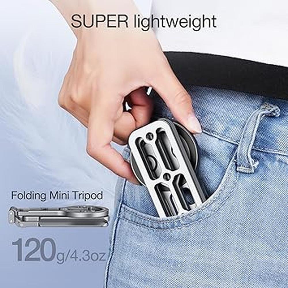 Phone Tripod: CAMOLO GEEK MG-05 Plus Foldable Magnetic – In Use