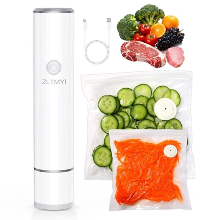 Vacuum Food Sealer: ZLTMYI Handheld Compact Portable Food – Front View