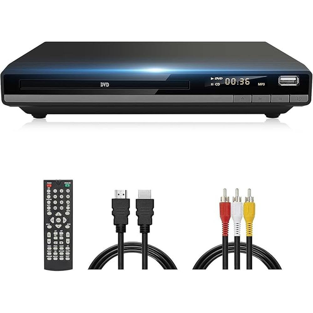 DVD Player: Premium Region-Free DVD Players for TV with – Front View