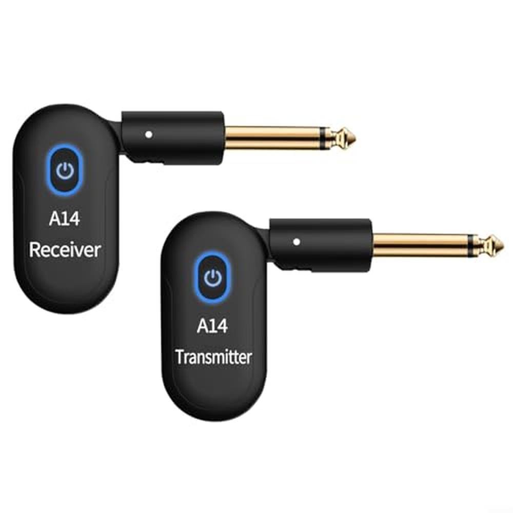 Guitar System: 2.4 GHz Rechargeable Audio Transmitter and – In Use
