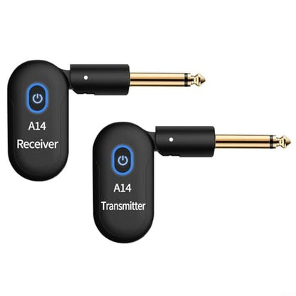 Guitar System: 2.4 GHz Rechargeable Audio Transmitter and – In Use