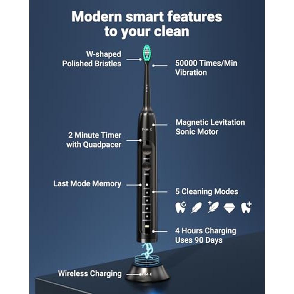 Toothbrush Oral Care: FUMEIKANG Water Flosser & Electric – Side View
