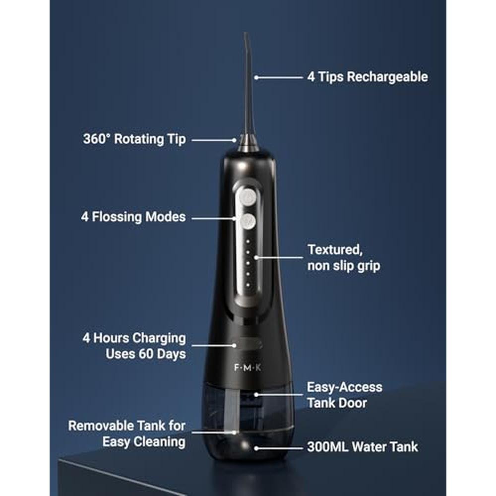 Toothbrush Oral Care: FUMEIKANG Water Flosser & Electric – Close-up Detail