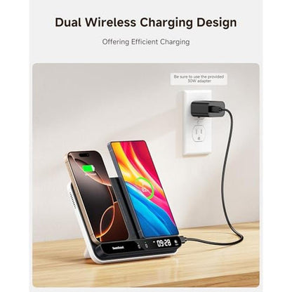 Galaxy Dual Wireless Charger: SwanScout 504 Foldable – Side View