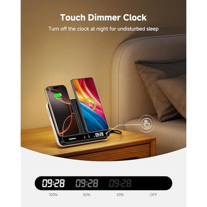 Galaxy Dual Wireless Charger: SwanScout 504 Foldable – Close-up Detail