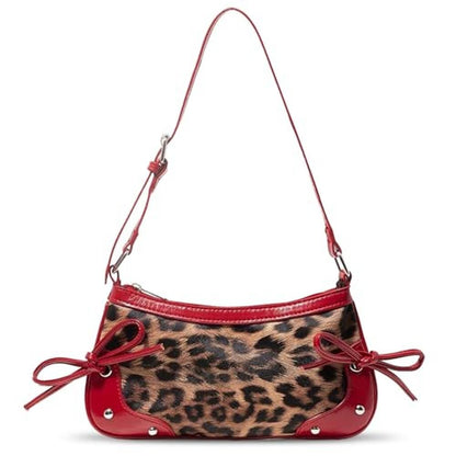 Fashionable Bag: Women's Crossbody Leopard Print Shoulder – Front View