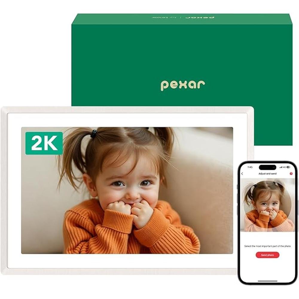Pexar Frame: Lexar Digital Picture Frame 2K Resolution – Front View