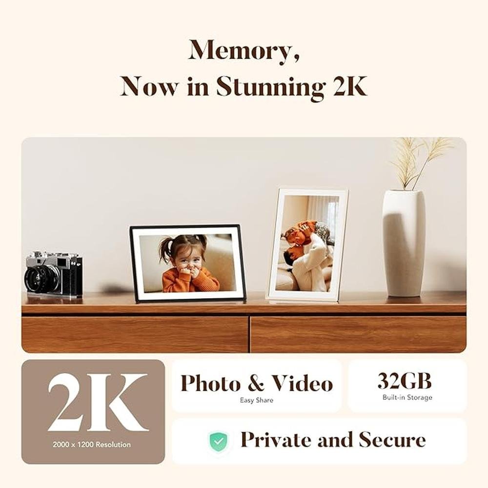 Pexar Frame: Lexar Digital Picture Frame 2K Resolution – Side View