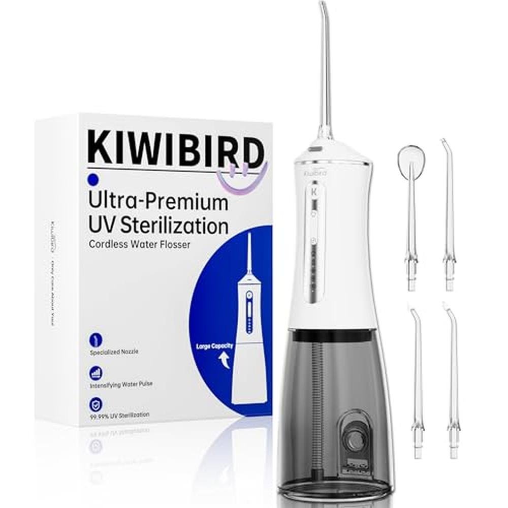 KIWIBIRD Water Dental Flosser Cordless – Front View