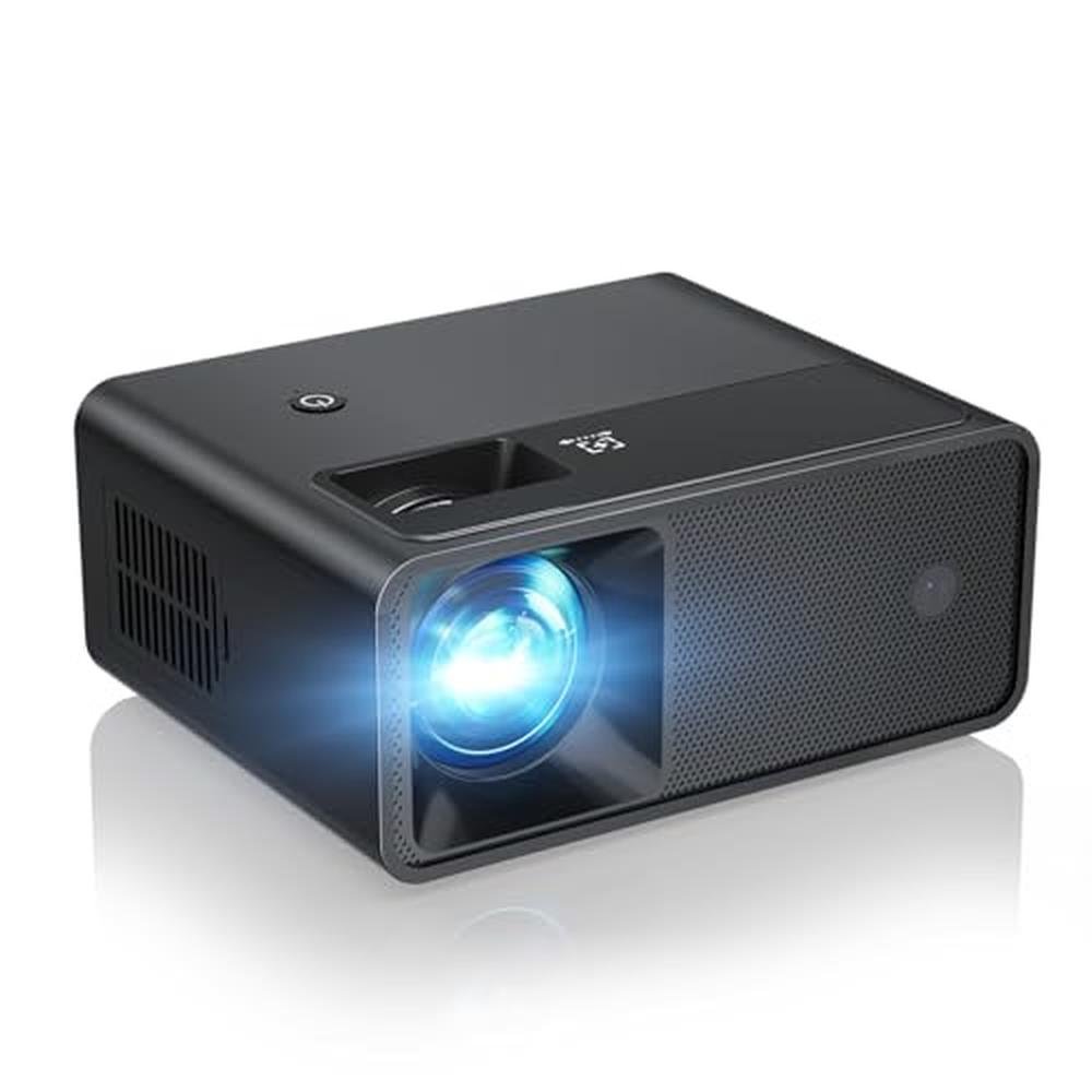 Projector CiBest: CiBest Mini Projector 2025 Upgraded Full – Front View