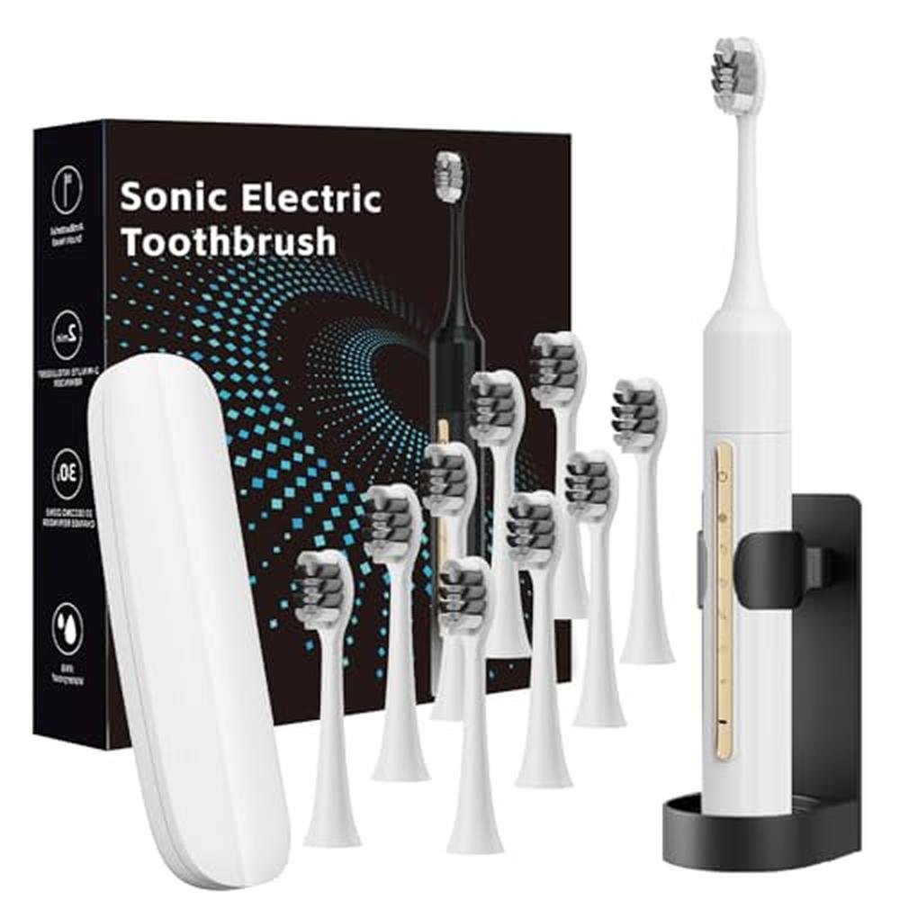Electric Toothbrush: Lumivoid Sonic Electric Toothbrush – Front View