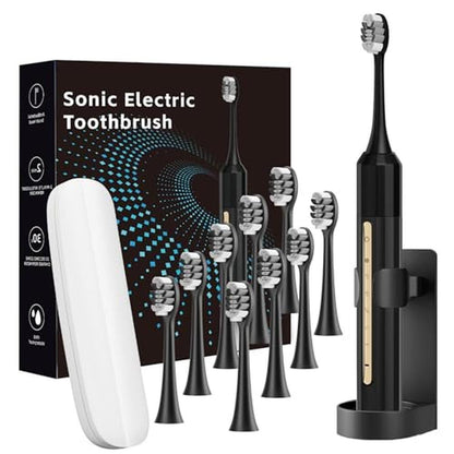 Electric Toothbrush: Lumivoid Sonic Electric Toothbrush – Front View