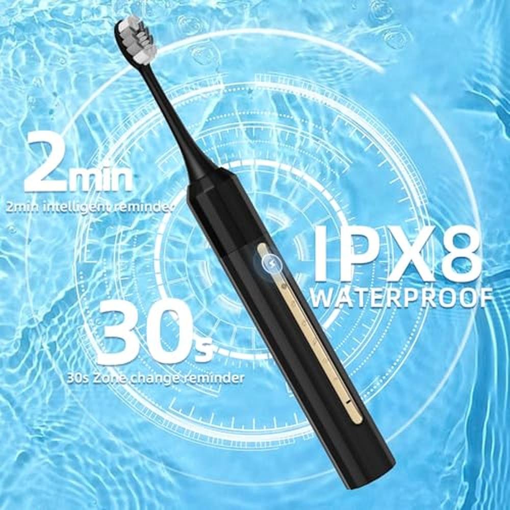 Electric Toothbrush: Lumivoid Sonic Electric Toothbrush – Side View