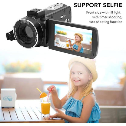 Camera Camcorder: 4K UHD 30fps 56MP HD Digital Camera – Close-up Detail