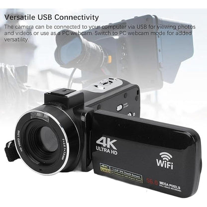 Camera Camcorder: 4K UHD 30fps 56MP HD Digital Camera – Packaging