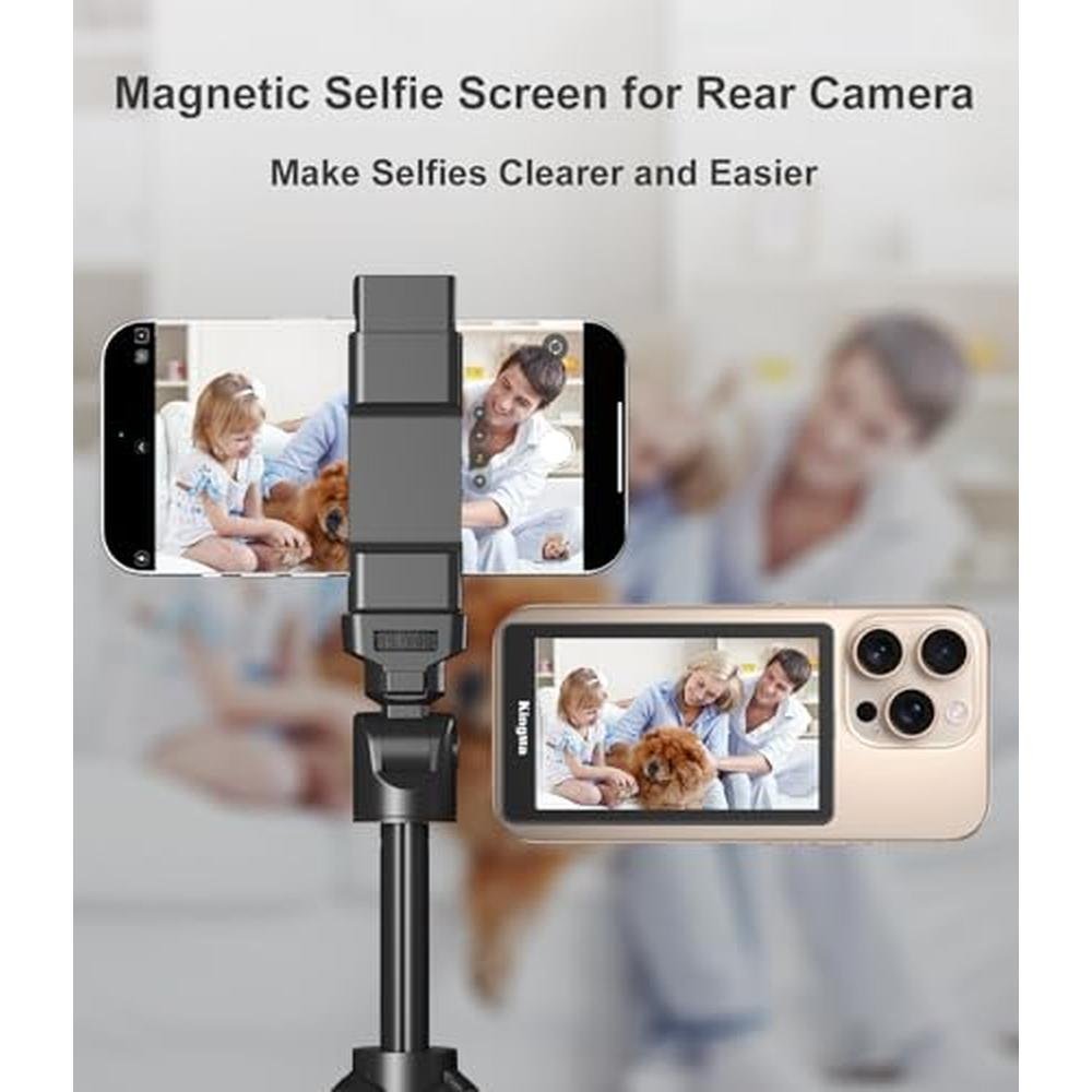 Premium-grade Vlog Monitor for iPhone and Android – Side View