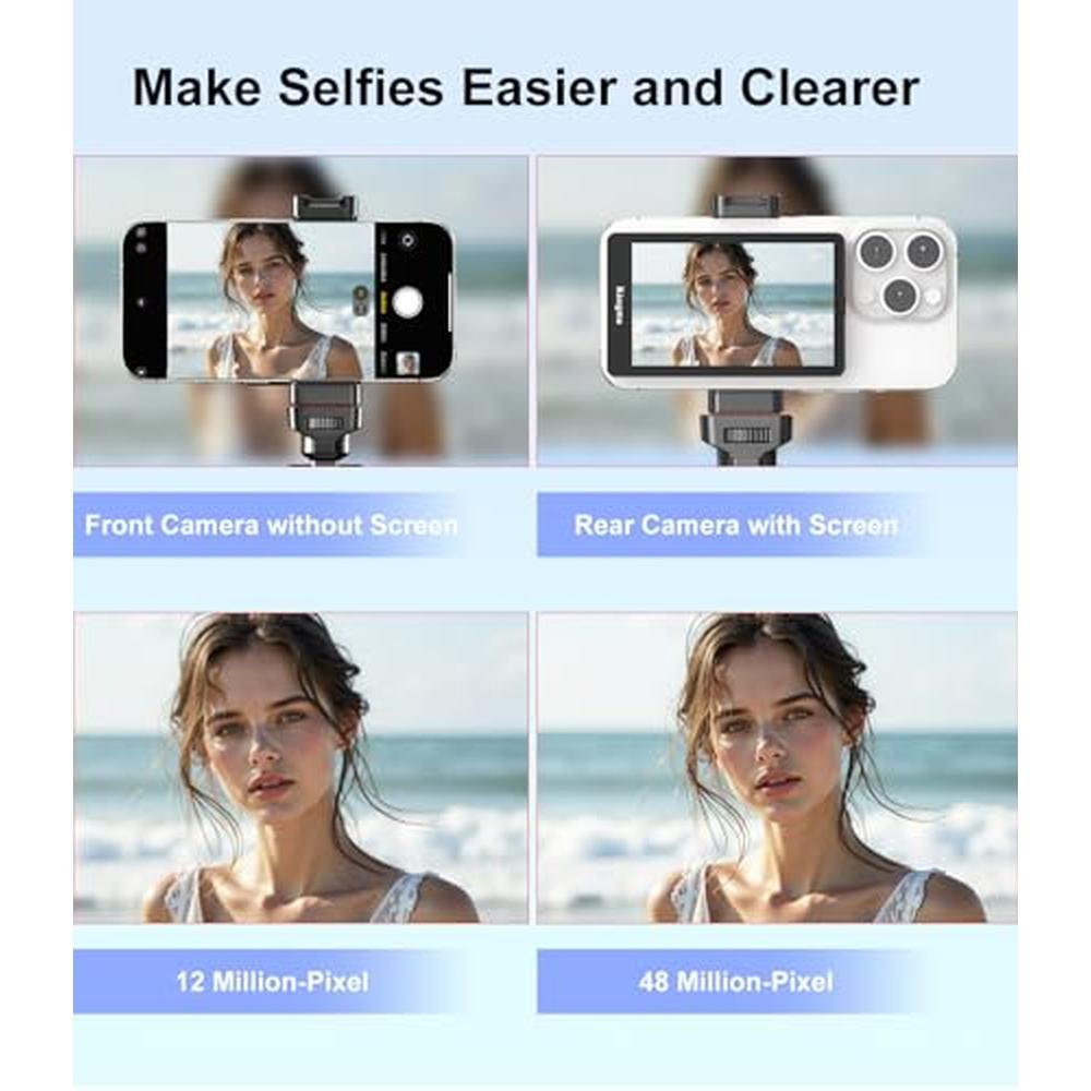 Premium-grade Vlog Monitor for iPhone and Android – Close-up Detail