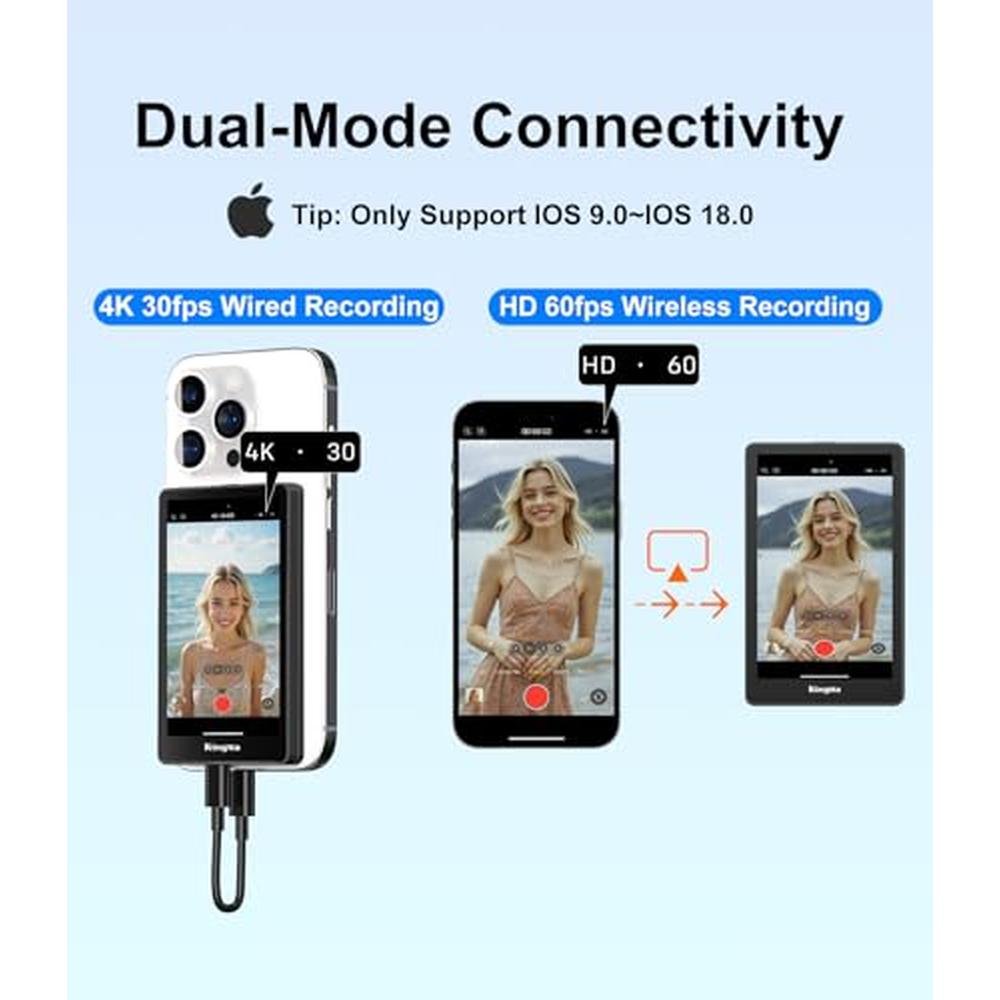 Premium-grade Vlog Monitor for iPhone and Android – In Use