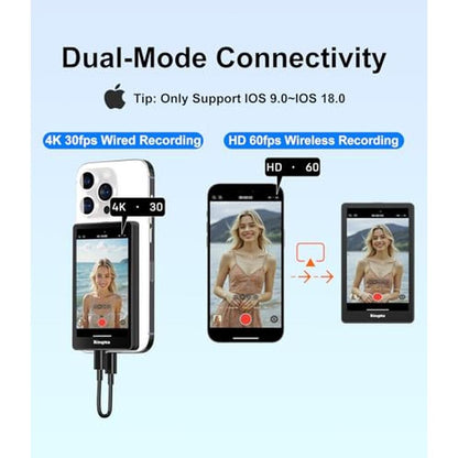 Premium-grade Vlog Monitor for iPhone and Android – In Use