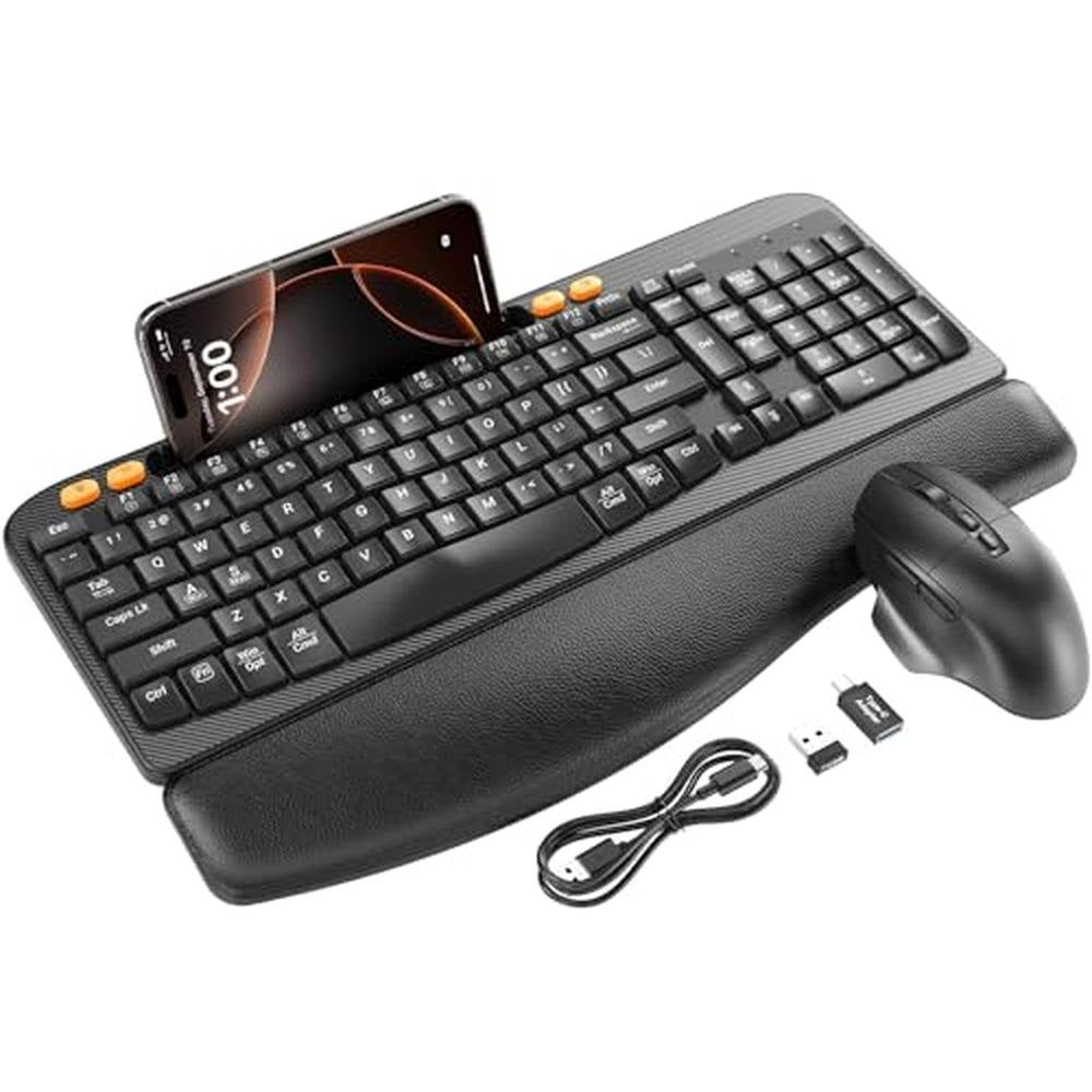 Wireless Keyboard Mouse Combo – Front View