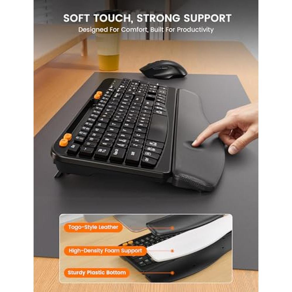 Wireless Keyboard Mouse Combo – Close-up Detail