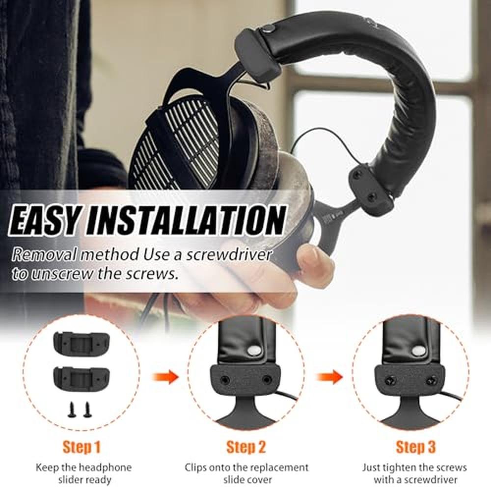 Headphones Slider: Beyerdynamic DT 990 Premium Slider Cover – Close-up Detail