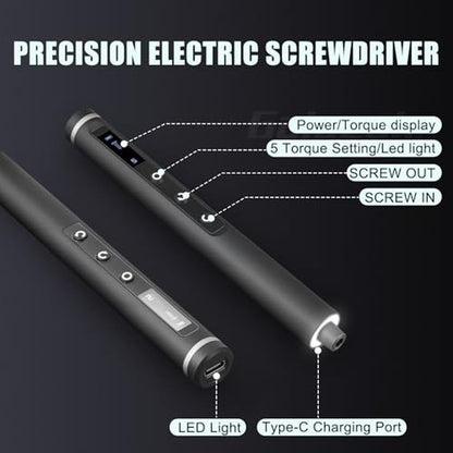 Screwdriver Electric: 3.7V Precision Screwdriver Set – Close-up Detail