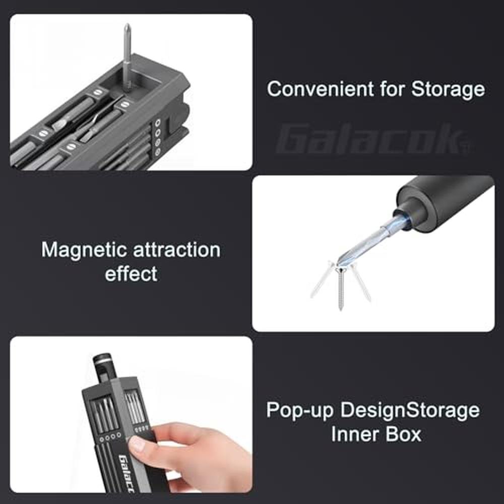 Screwdriver Electric: 3.7V Precision Screwdriver Set – Packaging