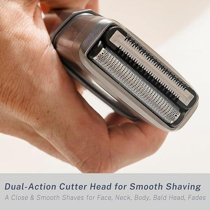 Electric Compact: Premium Electric Foil Shavers for Men – Side View