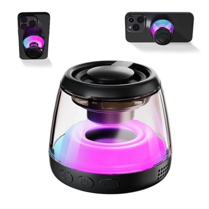 Bluetooth Speaker: AIPIDMAGA Magnetic Wireless Induction – Front View