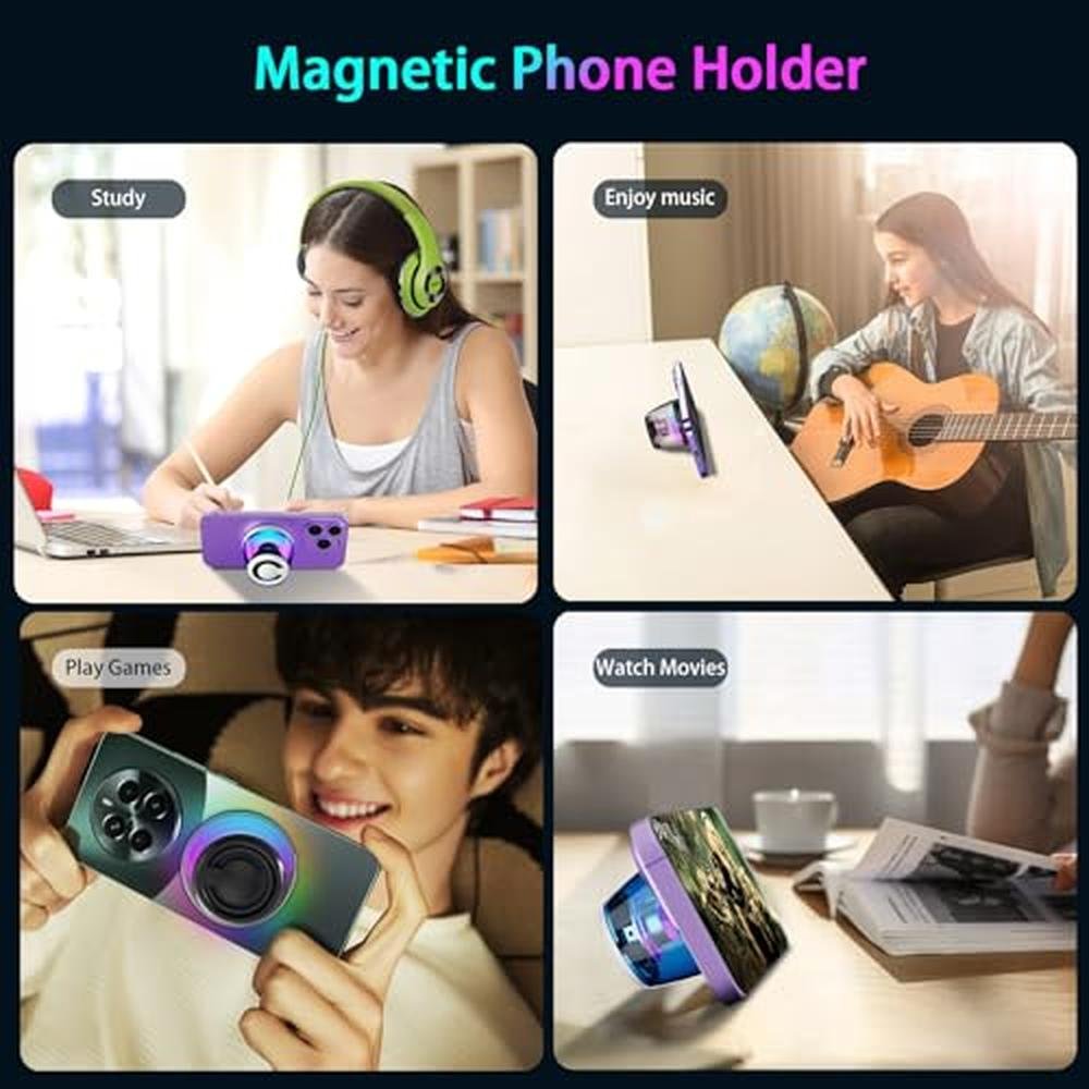 Bluetooth Speaker: Aipidmaga Two Magnetic Waterproof Speaker – Close-up Detail
