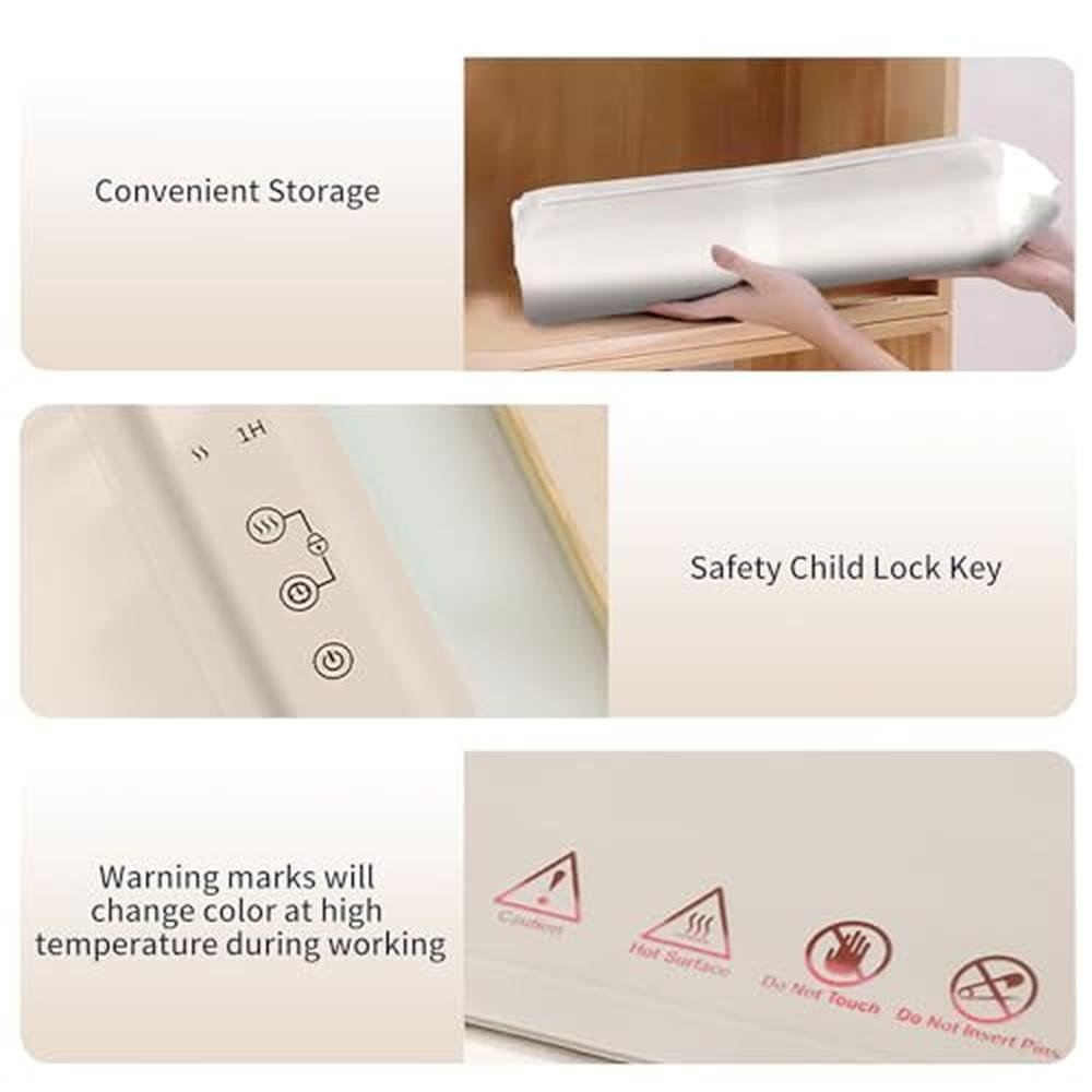 Heating Mat: Fast Warming Mat for Food with 3 Temperature – In Use