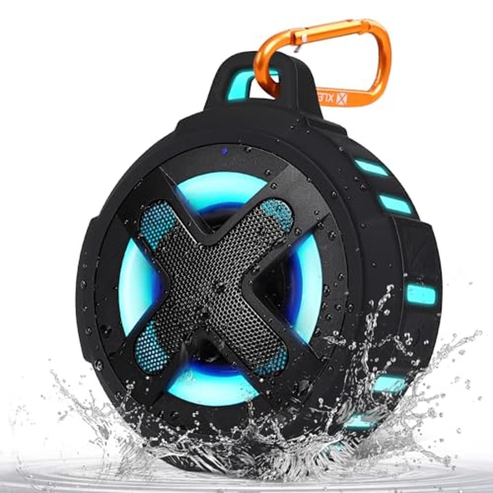 Upgraded Bluetooth Speaker: XLeader X8 Waterproof Shower – Front View