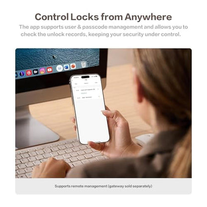 Premium Keyless Door Locks: Keylynx 4-in-1 Smart Deadbolt – In Use