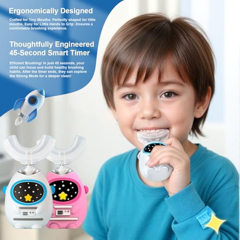 Premium Kids Electric Toothbrush – Close-up Detail