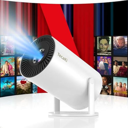 Projector Netflix: Tecaki Mini Portable Smart Projector – Front View