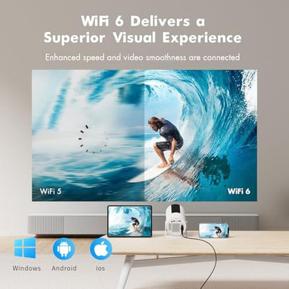 Projector Netflix: Tecaki Mini Portable Smart Projector – Close-up Detail