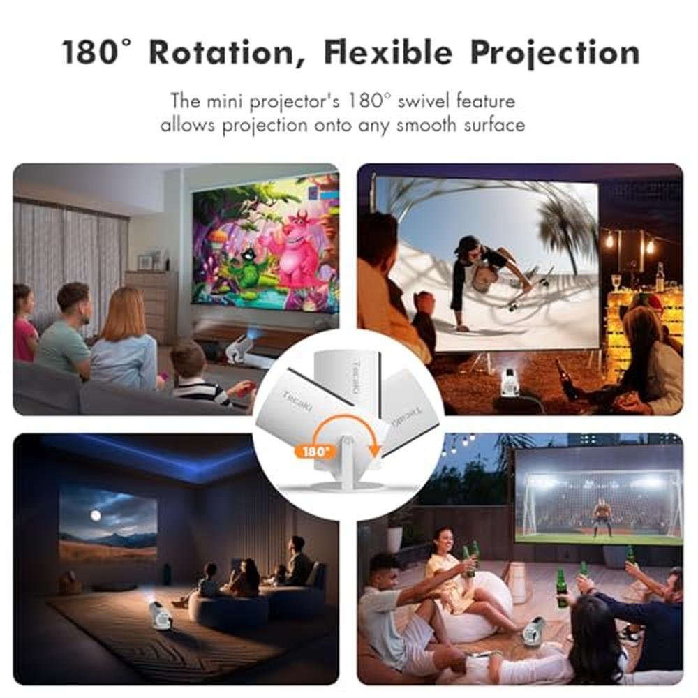 Projector Netflix: Tecaki Mini Portable Smart Projector – Packaging