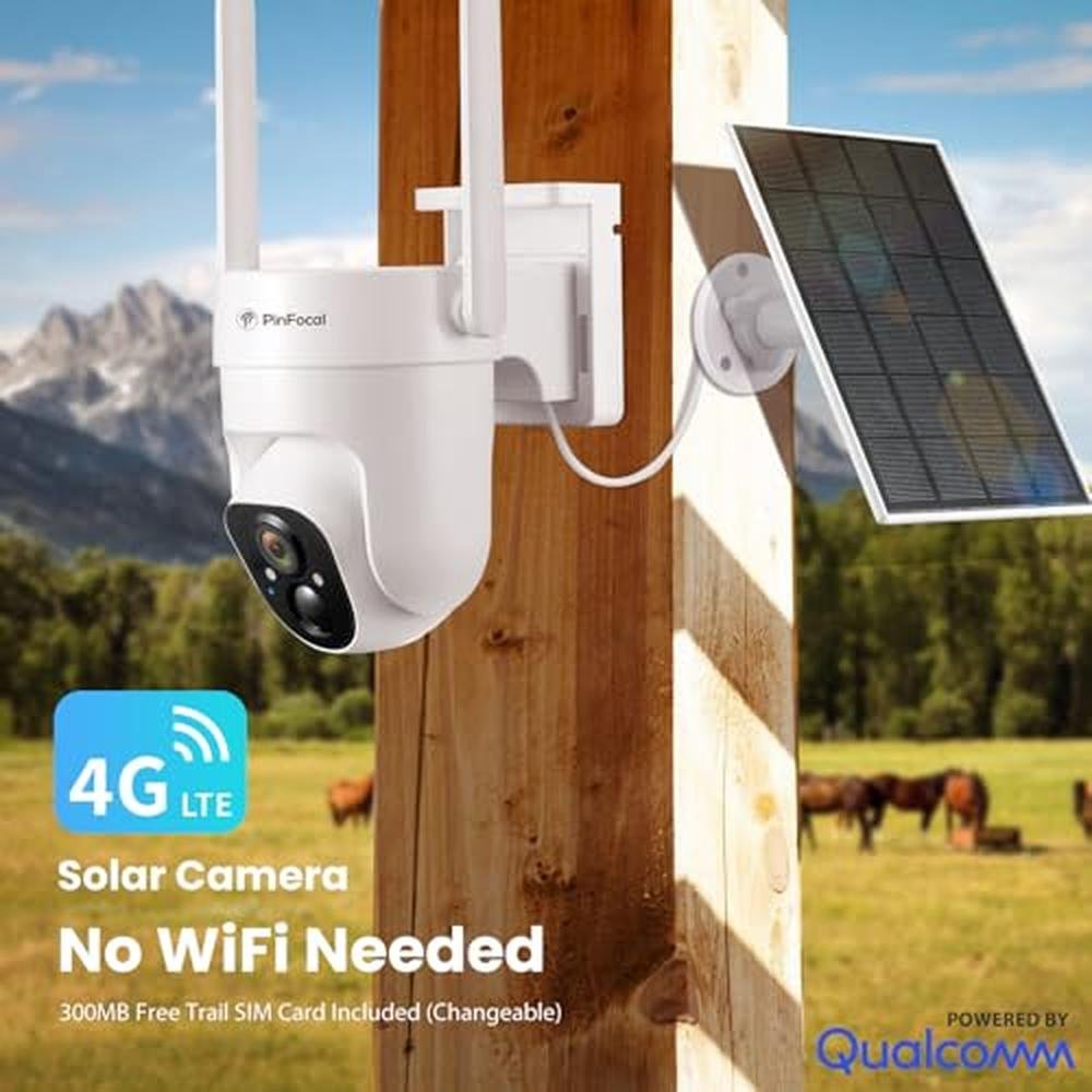 Pinfocal LTE: Pinfocal 4G LTE Cellular Security Camera – Close-up Detail