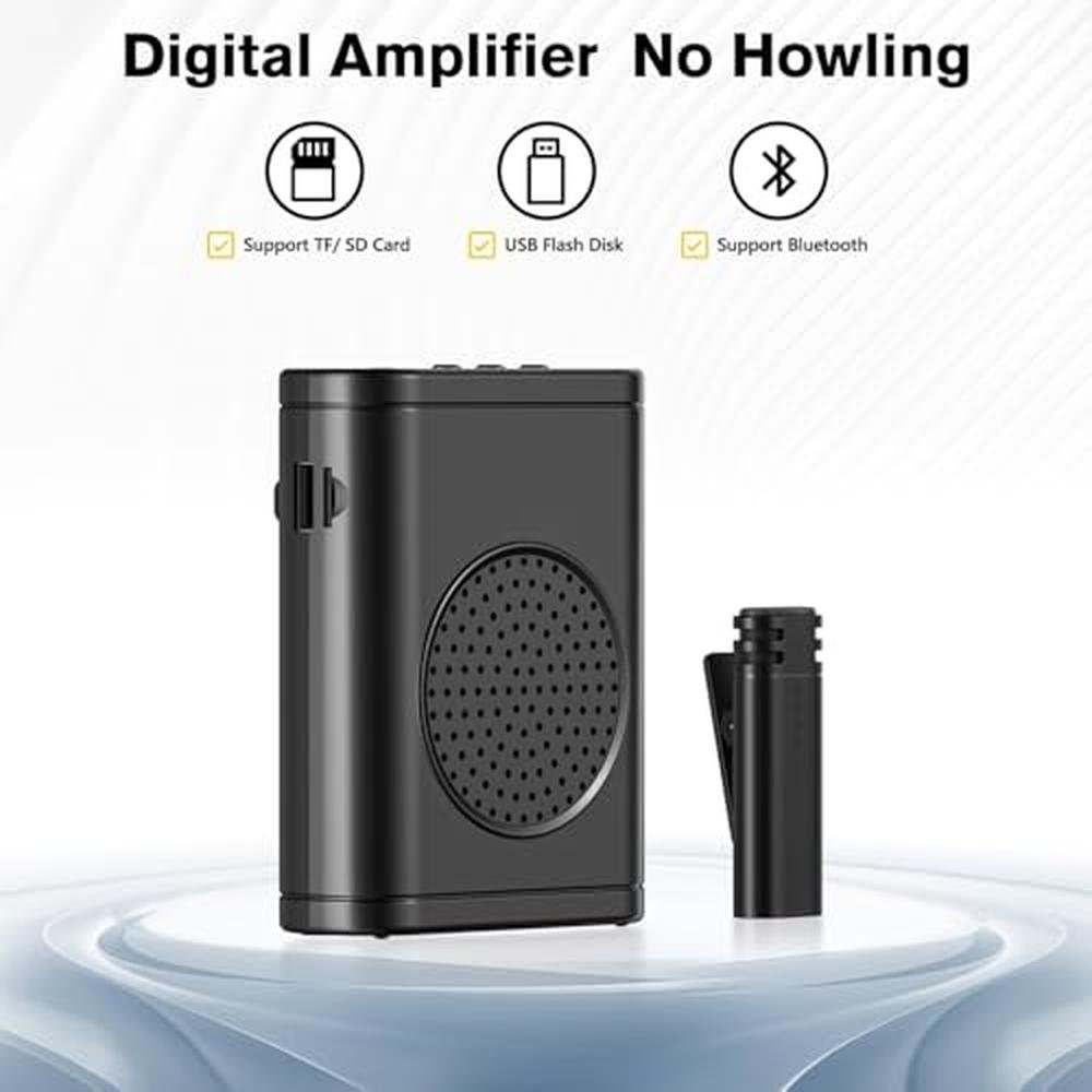 Voice Amplifier: Wireless Lavalier Microphone Bluetooth – Close-up Detail